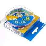 GOSEN Roots PE×8 150m #0.8 PE, Multicolor