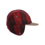 Simms Coldweather Cap, Red Buffalo Plaid