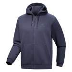 Arcteryx EMBLEM FLEECE FULL ZIP HOODY, Black Sapphire