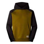 The North Face Heritage Hoodie, Moss Green-Black