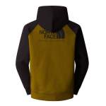The North Face Heritage Hoodie, Moss Green-Black