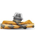 HydraPak Stow 0,5L, жёлтый-горы