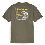 Simms Locals Bass Shop T-Shirt, Loden