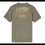 Simms Neon Draft T-Shirt, Army Green