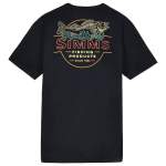 Simms Neon Draft T-Shirt, Black