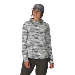 Simms Women's Bugstopper SolarFlex Hoody, Shroud Sterling