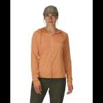 Simms Women's SolarFlex Full-Zip Hoody, Orange Maple Heather