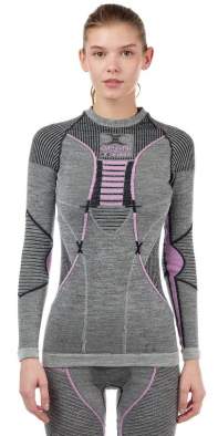 Купить X-BIONIC APANI® 4.0 MERINO SHIRT ROUND NECK LG SL WMN, S, Black-Grey X-BIONIC APANI® 4.0 MERINO SHIRT ROUND NECK LG SL WMN, S, Black-Grey