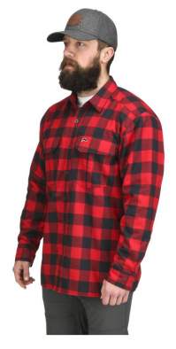 Купить Simms Coldweather LS Shirt, Red Buffalo Plaid Simms Coldweather LS Shirt, Red Buffalo Plaid