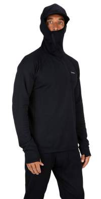Simms Heavyweight Baselayer Hoody, Black