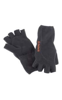 Simms Headwaters Half Finger Glove, Black