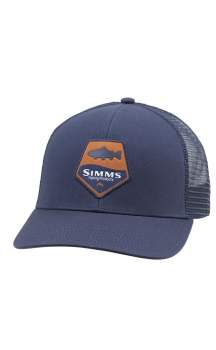 Simms Trout Patch Trucker, Admiral Blue