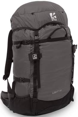 Рюкзак BASK LIGHT 69, светло-серый/тёмно-серый