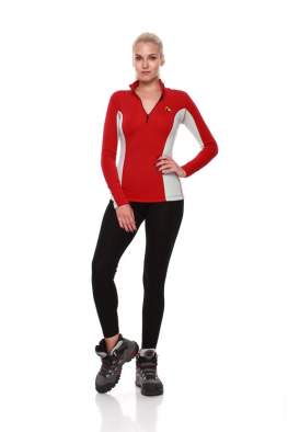 BASK T-SKIN LADY JKT, красный светло-серый