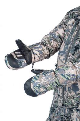 Рукавицы King Hunter WINTER, Camo Gray