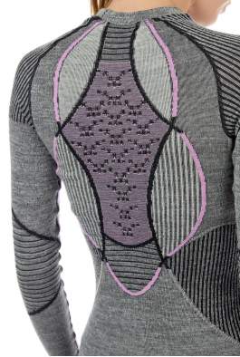 Купить X-BIONIC APANI® 4.0 MERINO SHIRT ROUND NECK LG SL WMN, S, Black-Grey X-BIONIC APANI® 4.0 MERINO SHIRT ROUND NECK LG SL WMN, S, Black-Grey