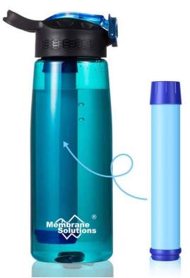 Купить Membrane Solutions WATER FILTER BOTTLE 428915, Aqua Green Membrane Solutions WATER FILTER BOTTLE 428915, Aqua Green