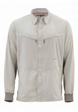 Simms Intruder BiComp LS Shirt, Bone