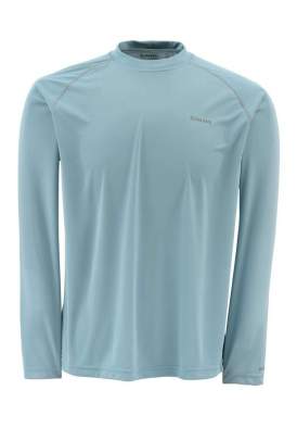 Футболка Simms Solarflex LS Crewneck Solid, Slate Blue