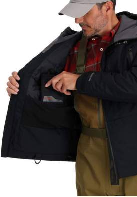 Simms Bulkley Insulated Wading Jacket, Black
