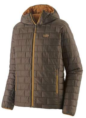 Купить Patagonia Nano Puff Fitz Roy Trout Hoody, Otter Brown Patagonia Nano Puff Fitz Roy Trout Hoody, Otter Brown