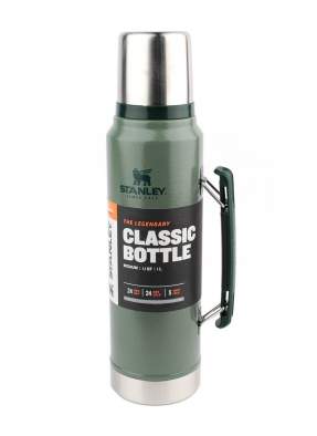 Купить Термос Stanley CLASSIC 1L, тёмно-зелёный Термос Stanley CLASSIC 1L, тёмно-зелёный