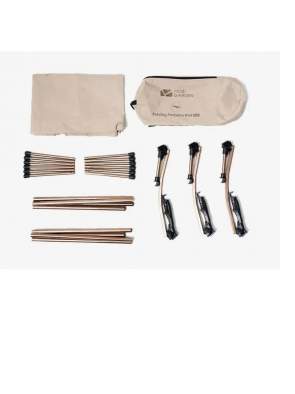 Коричневая раскладушка Mobi Garden PRO