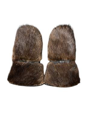 Краги Беркаль Бобр, коричневые