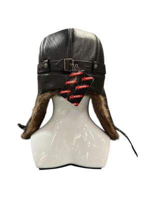 Шапка-ушанка Беркаль Выдра, чёрная 