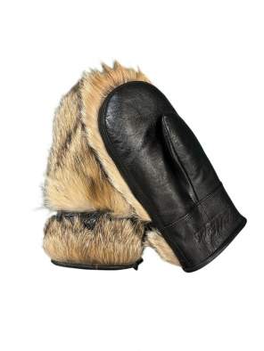 Рукавицы Беркаль Волк-Овчина, чёрный