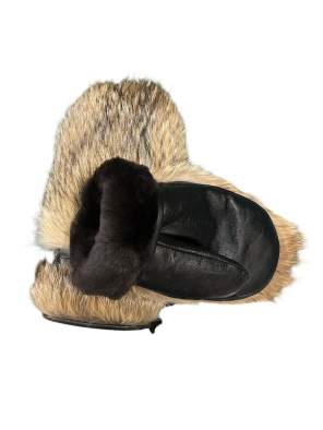 Рукавицы Беркаль Волк-Овчина, чёрный