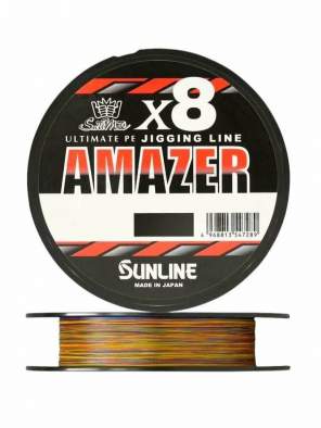 Sunline SM Amazer×8 300m #5 PE, Multicolor 