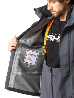 Triton PRO ANGLER (таслан, серый-чёрный)