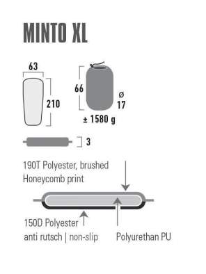 High Peak MINTO XL, чёрный