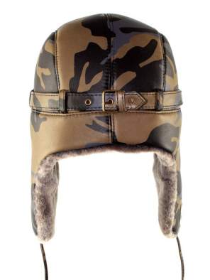 Шапка-ушанка Беркаль Овчина, камуфляж