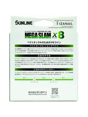 Sunline Saltymate Mega Slam x8 200m #4 PE, Bright Green