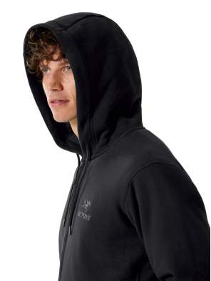 Купить Arcteryx EMBLEM FLEECE FULL ZIP HOODY, Black Arcteryx EMBLEM FLEECE FULL ZIP HOODY, Black