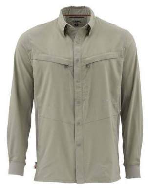 Купить Рубашка Simms Intruder BiComp LS Shirt, Dark Khaki Рубашка Simms Intruder BiComp LS Shirt, Dark Khaki