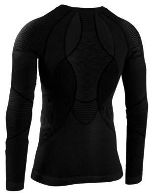 X-BIONIC® APANI® 4.0 MERINO SHIRT ROUND NECK LG, Black