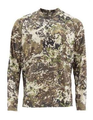 Simms SolarFlex LS Crewneck - Print, River Camo