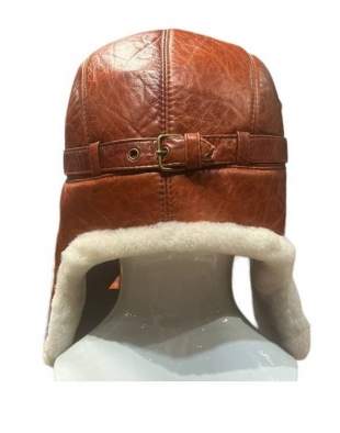 Шапка-ушанка Беркаль Овчина, рыжий-белый