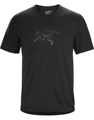 Arcteryx CORMAC LOGO SS MEN'S, M, Black