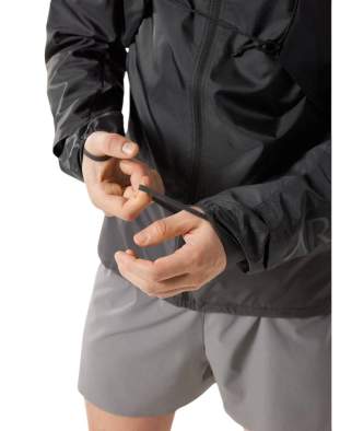 Arcteryx Norvan Windshell Hoody, Black-Graphite