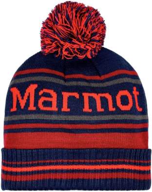 Marmot RETRO POM HAT, Arctic Navy/Brick