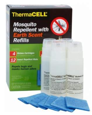 Набор запасной ThermaCell с запахом земли (4 газовых картриджа + 12 пластин)
