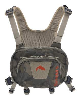 Simms Tributary Hybrid Chest Pack 3L, Regiment Camo Olive Drab