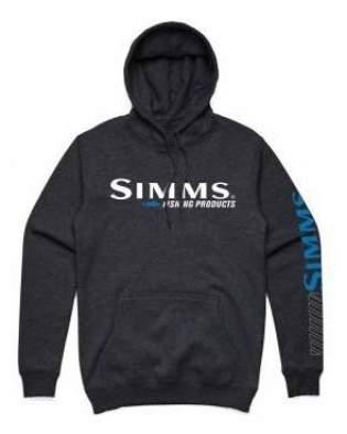 Simms Fast Walleye Hoody, Charcoal Heather