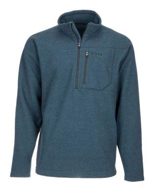 Simms Rivershed Sweater Quarter Zip '20, Dark Moon