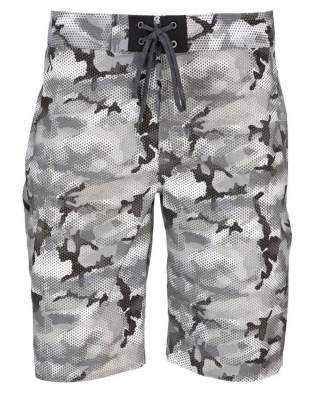 Купить Simms Tumunu Board Short - Print, Hex Flo Camo Steel Simms Tumunu Board Short - Print, Hex Flo Camo Steel