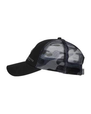 Simms Musky Icon Trucker, Woodland Camo Storm